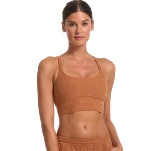 Vuori Long Line Elevation Bra Orange Size Extra Small